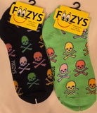 Colorful Skulls & Crossbones No Shows / Low Cut / Ankle Socks  FL-41