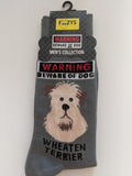 Wheaten Terrier - Men's Beware of Dog Canine Collection - BOD-37  ON SALE NOW