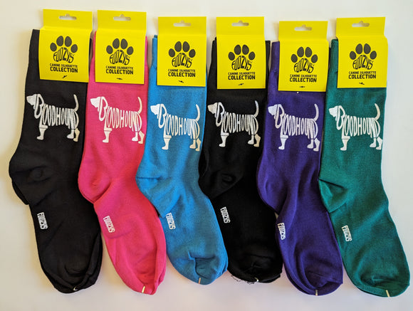 Bloodhound Canine Silhouette Collection - 6 Pair Bundle Sale - FSC-04