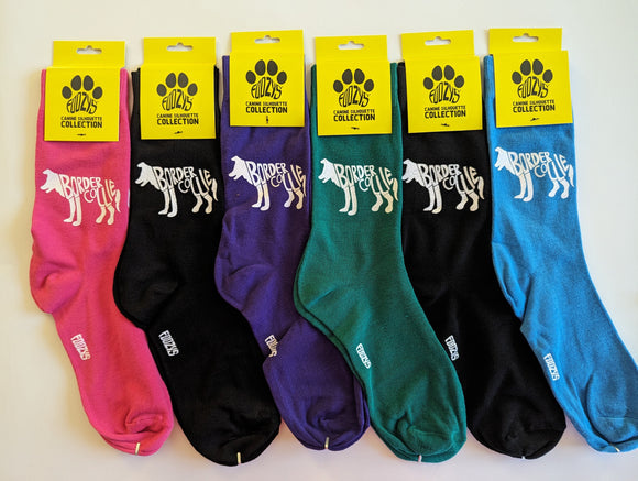 Border Collie Canine Silhouette Collection - 6 Pair Bundle Sale - FSC-05
