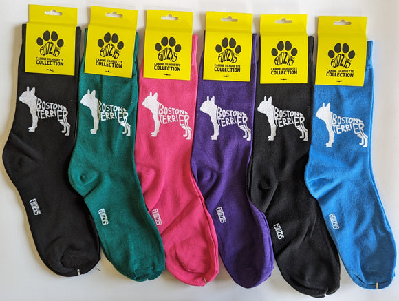 Boston Terrier Canine Silhouette Collection - 6 Pair Bundle Sale - FSC-06  ON SALE NOW