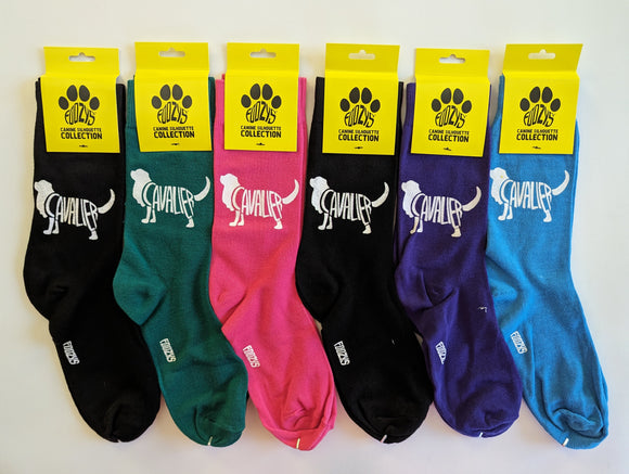 Cavalier King Charles Canine Silhouette Collection - 6 Pair Bundle Sale - FSC-09  ON SALE NOW