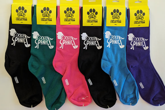 Cocker Spaniel Canine Silhouette Collection - 6 Pair Bundle Sale - FSC-12