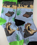 Hippopotamus "Happiest Hippo" Socks FC-272