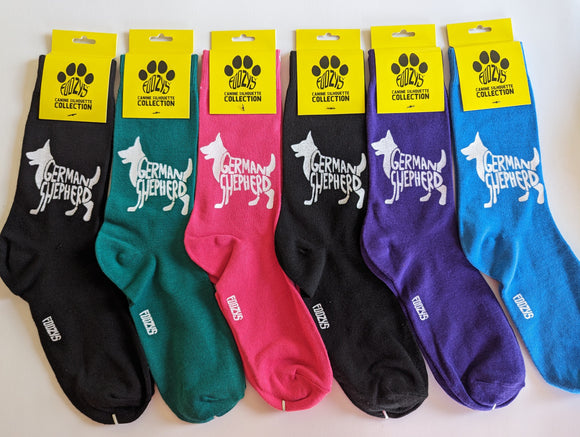German Shepherd Canine Silhouette Collection - 6 Pair Bundle Sale - FSC-19  ON SALE NOW