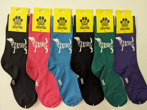 Jack Russell Canine Silhouette Collection - 6 Pair Bundle Sale - FSC-26