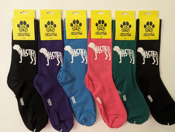 Mastiff Canine Silhouette Collection - 6 Pair Bundle Sale - FSC-30