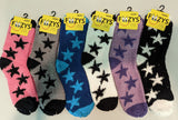 Fluffy / Fuzzy STARS Collection Socks  FF-06