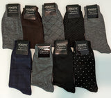 9 Pair "H-2" Men's Dress Sock Collection Bundle "H-2"  -  You get everything that's pictured here