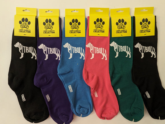 Pitbull Canine Silhouette Collection - 6 Pair Bundle Sale - FSC-31