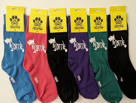 Scottie Canine Silhouette Collection - 6 Pair Bundle Sale - FSC-38