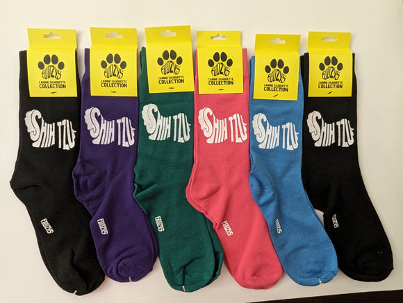 Shih Tzu Canine Silhouette Collection - 6 Pair Bundle Sale - FSC-39