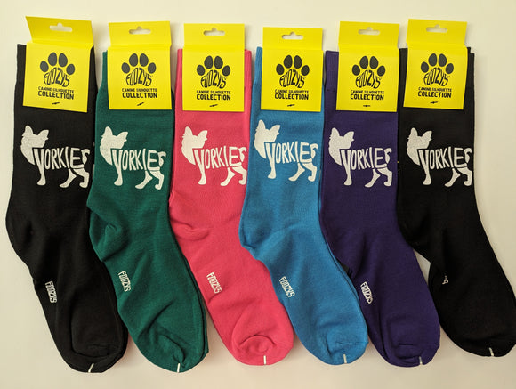 Yorkie Canine Silhouette Collection - 6 Pair Bundle Sale - FSC-44  ON SALE NOW