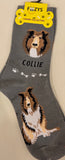 Collie Canine Collection Socks   FCC-34  ON SALE NOW