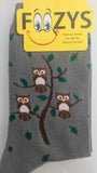 Owl Family Tree Socks  FC-04
