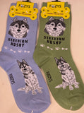 Siberian Husky Canine Collection Socks  FCC-37