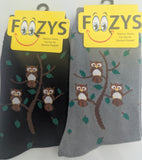 Owl Family Tree Socks  FC-04