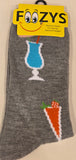Daiquiri Tropical Cocktail Socks  FC-39  ON SALE NOW