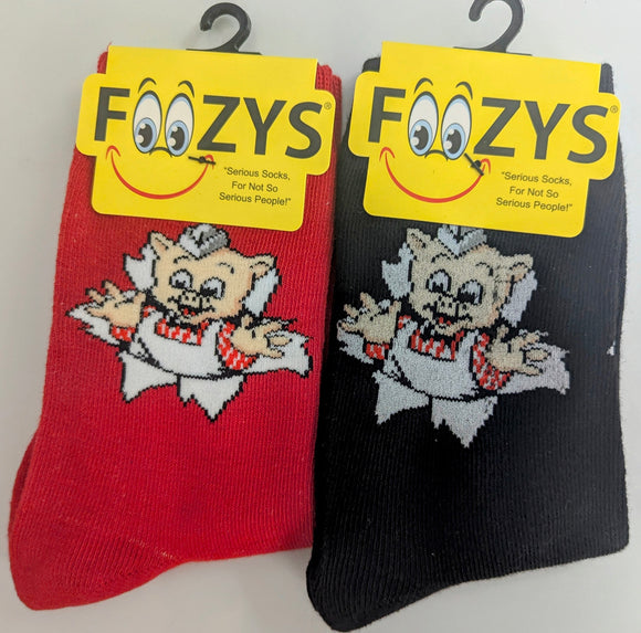 Piggly Wiggly Pig WOMEN's Socks  FSPW16
