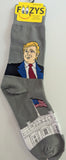 Trump with Capitol and The American Flag Men's Socks   FTM-2
