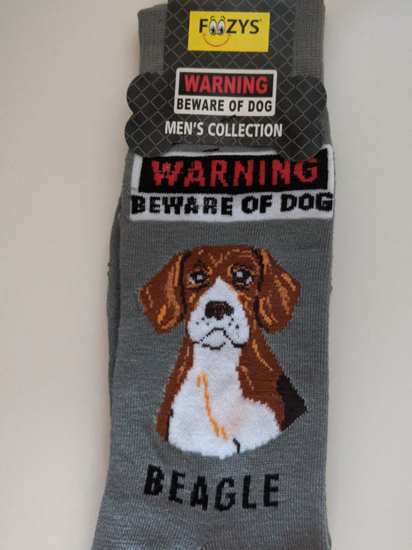 Beagle - Men's Beware of Dog Canine Collection - BOD-02  ON SALE NOW