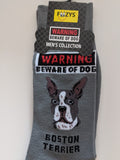 Boston Terrier - Men's Beware of Dog Canine Collection - BOD-04  ON SALE NOW