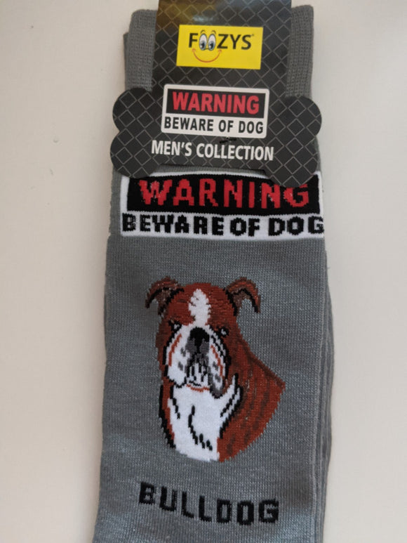 Bulldog - Men's Beware of Dog Canine Collection - BOD-06  ON SALE NOW