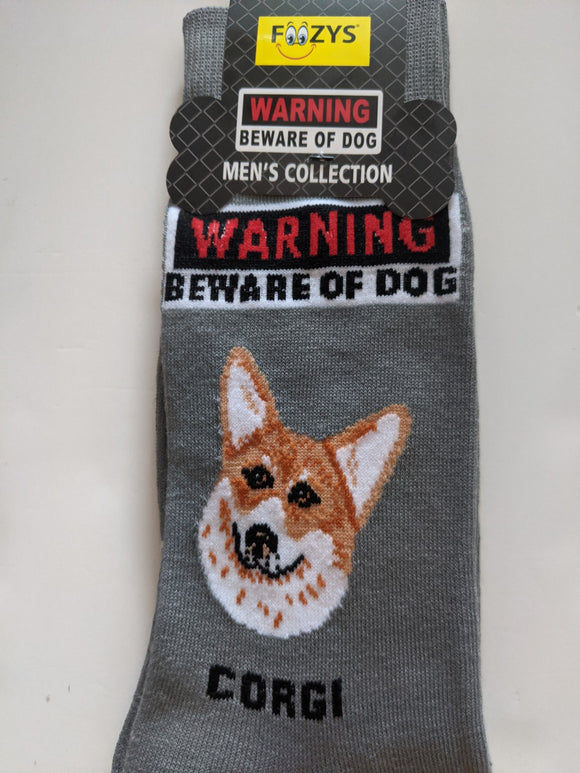 Corgi - Men's Beware of Dog Canine Collection - BOD-09  ON SALE NOW
