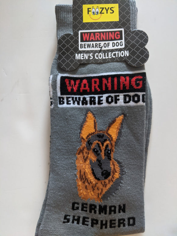 German Shepherd - Men's Beware of Dog Canine Collection - BOD-14  ON SALE NOW