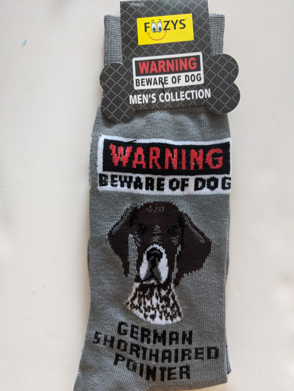 German Shorthaired Pointer - Men's Beware of Dog Canine Collection - BOD-15  ON SALE NOW