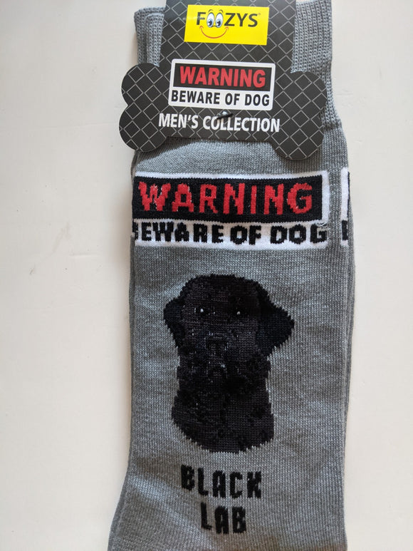 Black Lab - Men's Beware of Dog Canine Collection - BOD-20  ON SALE NOW