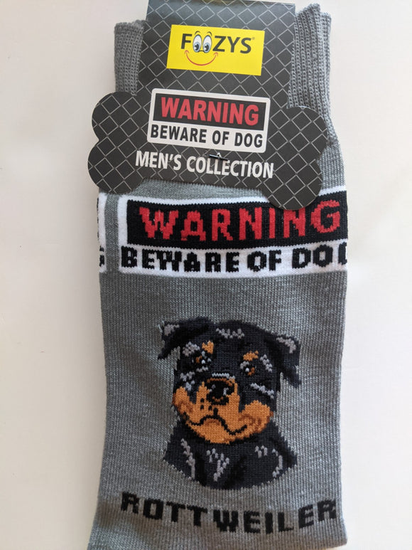 Rottweiler - Men's Beware of Dog Canine Collection - BOD-28  ON SALE NOW