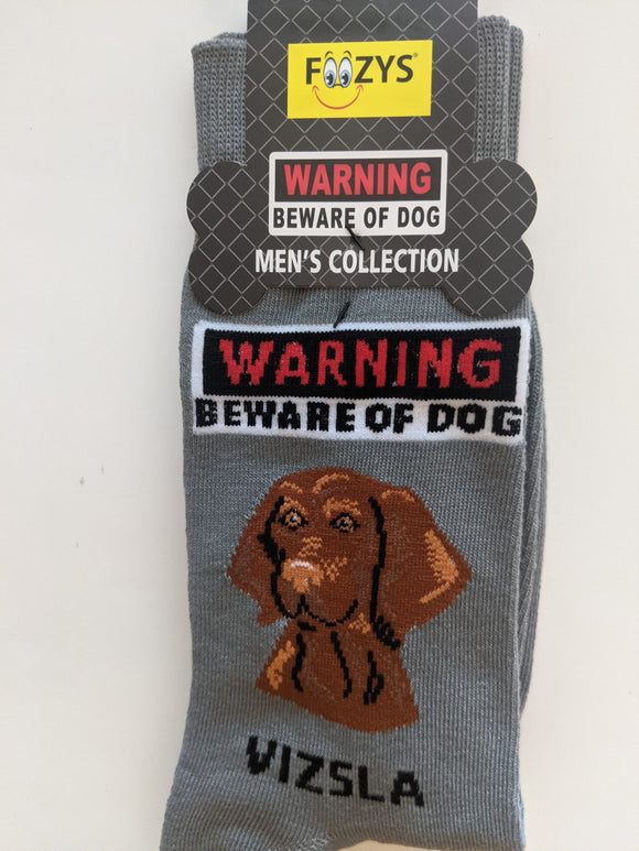 Vizsla - Men's Beware of Dog Canine Collection - BOD-31  ON SALE NOW