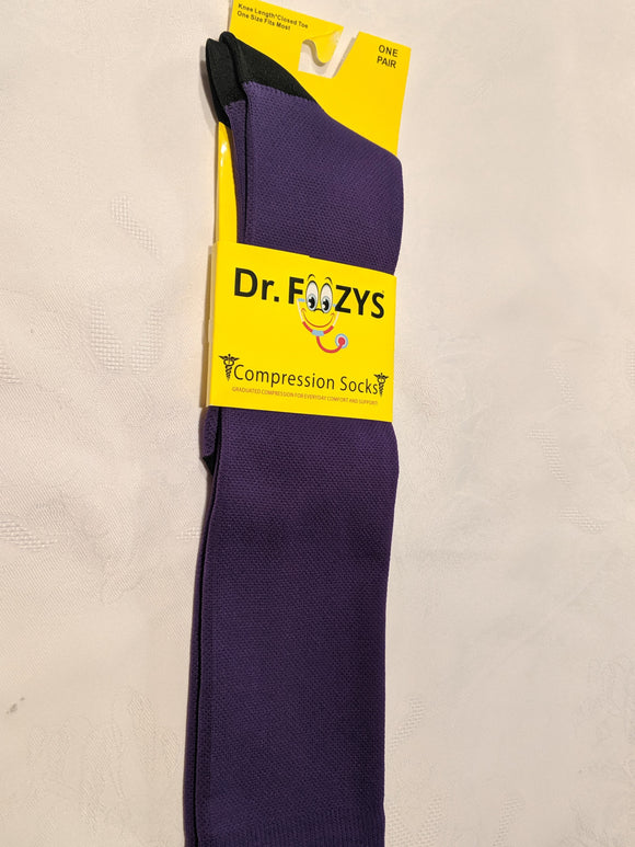 Compression Socks DARK PURPLE DFC-02