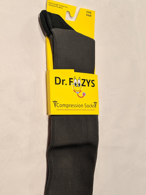Compression Socks CHARCOAL  DFC-08