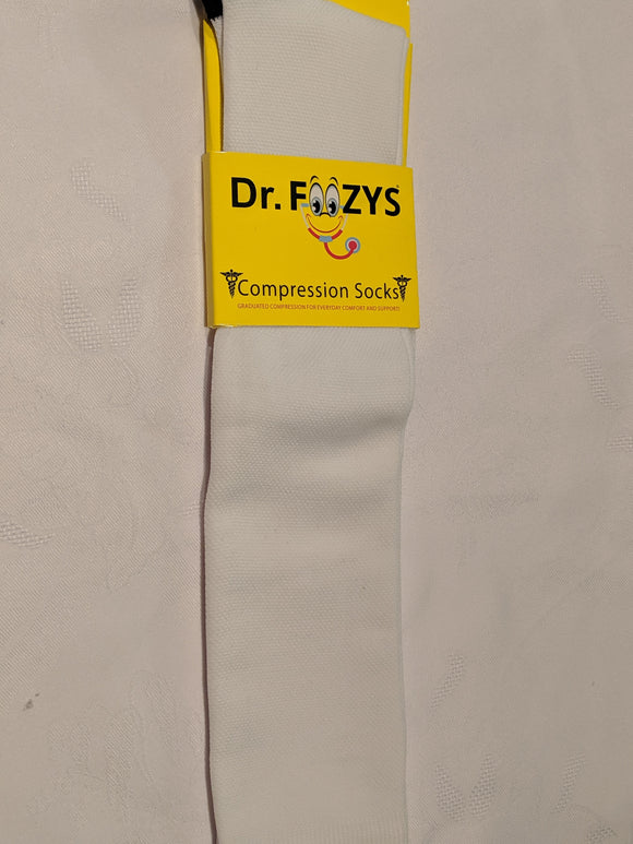 Compression Socks WHITE  DFC-10