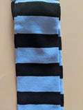 Compression Socks LIGHT BLUE with BLACK STRIPES DFCS-04