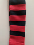 Compression Socks RED with BLACK STRIPES DFCS-05  ON SALE NOW