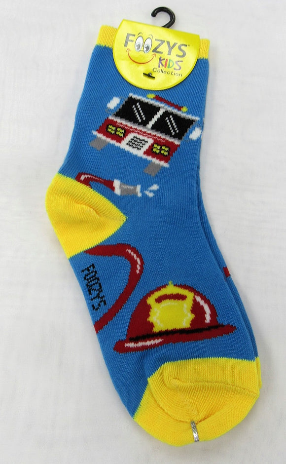 Firemen Firefighter Kids Socks  FB-06