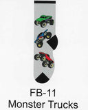 Monster Truck Kids Socks  FB-11