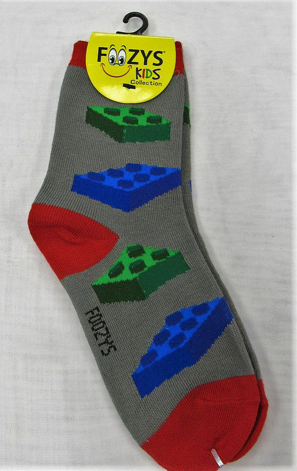 Building Blocks Kids Socks  FB-17  ON SALE NOW