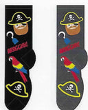Pirate & Parrot Socks  FC-112  ON SALE NOW
