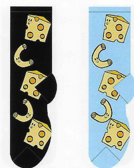 Mac N Cheese Socks  FC-122