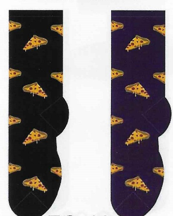 Pepperoni Pizza Slice Socks  FC-13  ON SALE NOW