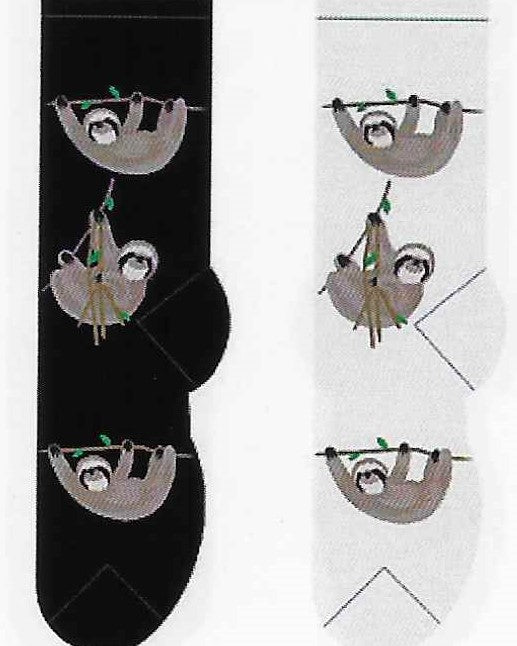 Sloths Socks  FC-164  ON SALE NOW