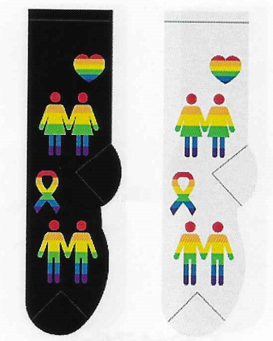 Gay & Lesbian Pride Socks  FC-168