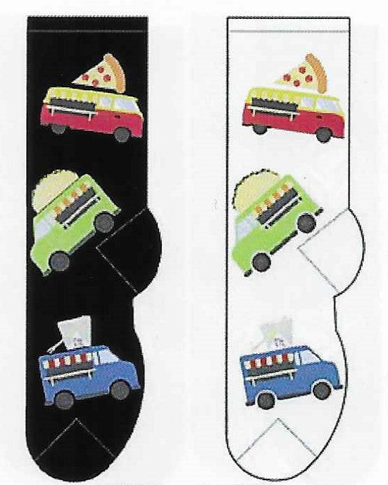 Food Trucks Socks  FC-178  ON SALE NOW