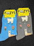 Alpacas # 2 Socks  FC-246