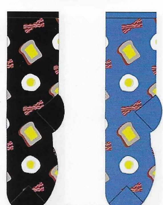 Bacon & Eggs Socks   FC-24