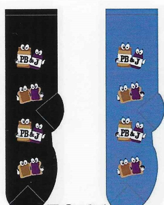 Peanut Butter & Jelly Socks  FC-31